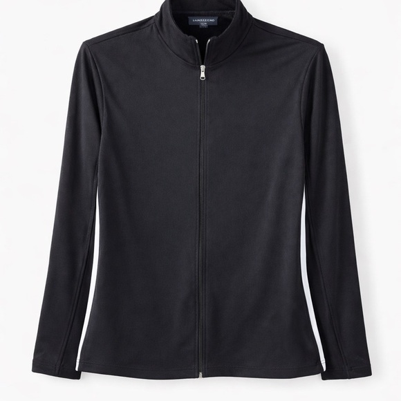 Lands' End Jackets & Blazers - Lands’ End Women’s Black Performance Zip Jacket Activewear Lightweight XL 18-20